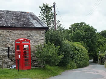 Photo Gallery Image - Telephone box at Sydenham Damerel